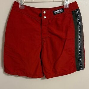 More Core Division MCD Board Shorts Surf Red vintage